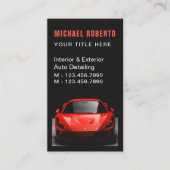 Carte de visite des services automobiles de luxe (Devant)