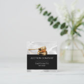 Carte de visite des services aux enchères (Debout devant)