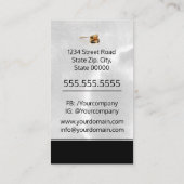 Carte de visite des services aux enchères (Dos)