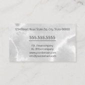 Carte de visite des services aux enchères (Dos)