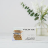 Carte de visite des services comptables (Debout devant)