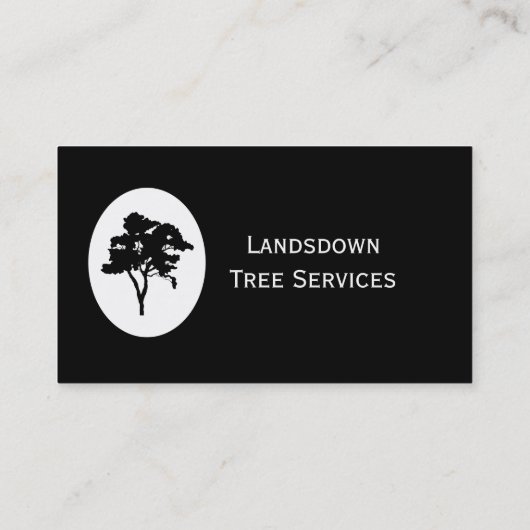 Carte de visite des services d'arborescence person (Dos)