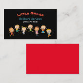 Carte de visite des services de garde d'enfants (Devant / Derrière)