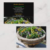 Carte de visite des services de jardin (Devant / Derrière)