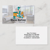 Carte de visite des services de ménage (Devant / Derrière)