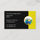 Carte de visite des services de ménage de la maiso (Devant)