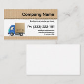 Carte de visite des services de messagerie (Devant / Derrière)