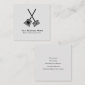 Carte de visite des services de nettoyage à domici (Devant / Derrière)