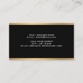 Carte de visite des services de nettoyage de cadre (Dos)