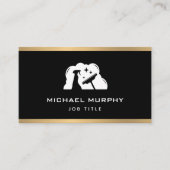 Carte de visite des services de nettoyage de cadre (Devant)