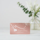 Carte de visite des services de nettoyage professi (Debout devant)