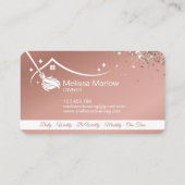 Carte de visite des services de nettoyage professi (Dos)