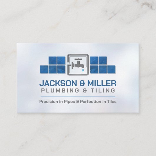 Carte de visite des services de plomberie et de ca (Devant)