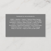 Carte de visite des services de psychothérapie cli (Dos)