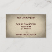 Carte de visite des services de remise en état des (Dos)