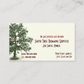 Carte de visite des services de remise en état des (Devant)