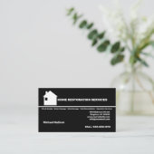 Carte de visite des services de restauration à dom (Debout devant)