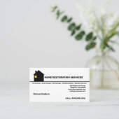 Carte de visite des services de restauration à dom (Debout devant)