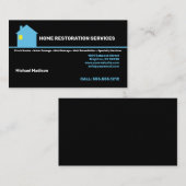 Carte de visite des services de restauration à dom (Devant / Derrière)