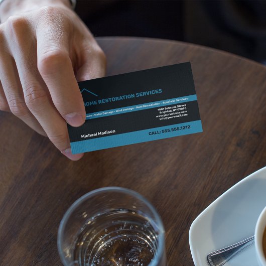 Carte de visite des services de restauration à dom