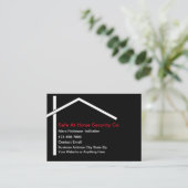 Carte de visite des services de sécurité à domicil (Debout devant)