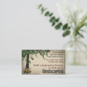 Carte de visite des services de soins de la pelous (Debout devant)