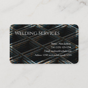 Carte de visite des services de soudure modifiable
