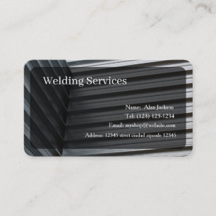 Carte de visite des services de soudure modifiable