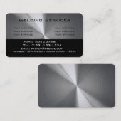 Carte de visite des services de soudure modifiable (Devant / Derrière)