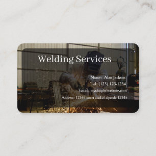 Carte de visite des services de soudure modifiable