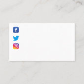 Carte de visite Des Services De Transport Et De Re (Dos)