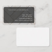 Carte de visite des services d'installation de mos (Devant / Derrière)