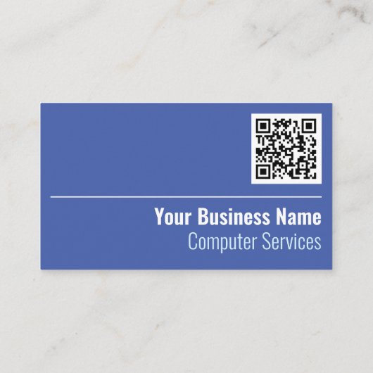 Carte de visite des services informatiques de code (Dos)