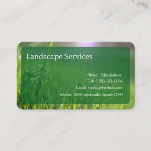 Carte de visite des services payants modifiable