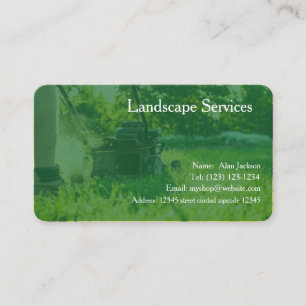 Carte de visite des services payants modifiable