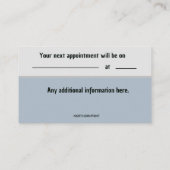 Carte de visite des services respiratoires du PCNP (Dos)