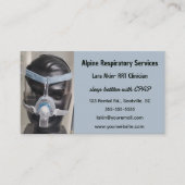 Carte de visite des services respiratoires du PCNP (Devant)