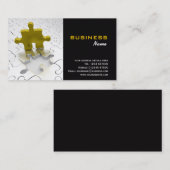 Carte de visite des solutions d'entreprise (Devant / Derrière)