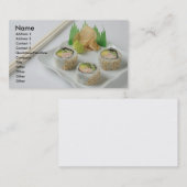 carte de visite des sushi 2 (Devant / Derrière)