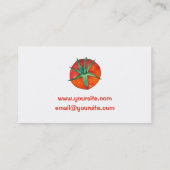 Carte de visite des tomates rouges (Dos)