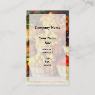 Carte De Visite Des tonnes de saveur