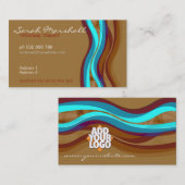 Carte de visite des vagues de motivation (Devant / Derrière)