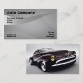 Carte de visite des véhicules à moteur (Devant / Derrière)