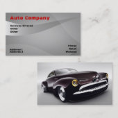 Carte de visite des véhicules à moteur (Devant / Derrière)