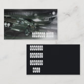 Carte de visite des véhicules à moteur de muscle (Devant / Derrière)