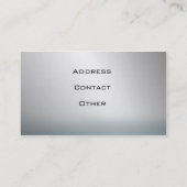 Carte de visite des véhicules à moteur élégant (Dos)