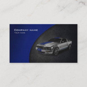 Carte de visite des véhicules à moteur élégant