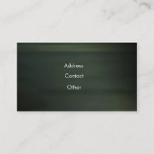 Carte de visite des véhicules à moteur élégant (Dos)