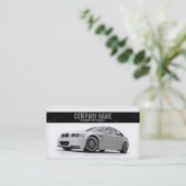 Carte de visite des véhicules à moteur élégant (Debout devant)