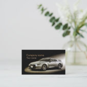 Carte de visite des véhicules à moteur élégant (Debout devant)